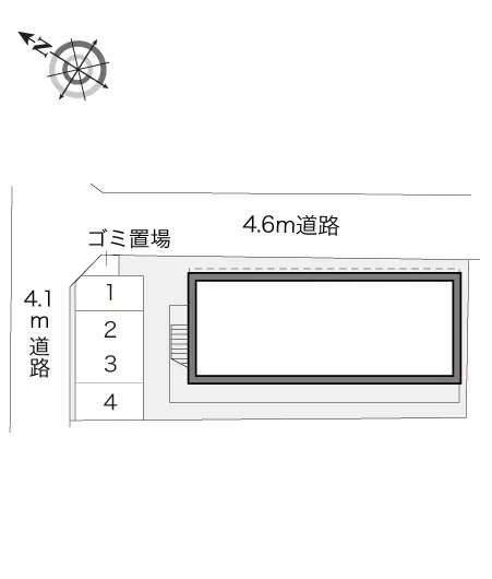 ★手数料０円★平塚市西真土１丁目　月極駐車場（LP）